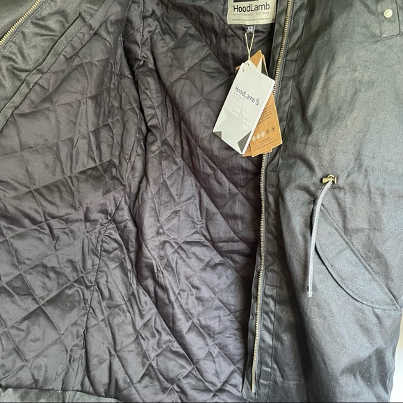 Hoodlamb Nordic Light Parka Hemp Tailor Vegan XS Faux Fur Winter Coat Jacket - Picture 6 of 11